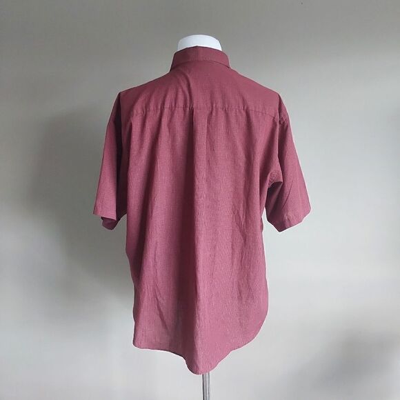 Van Heusen Shirt Sz XXL Red with check print - Picture 4 of 7